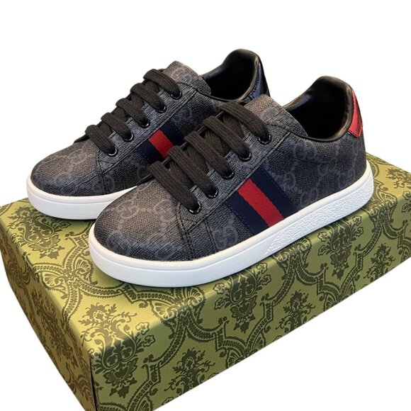 Gucci | Shoes | Gucci Kids Space Cat Slip On Shoes Size 33  Kids Gucci Sneakers, Size 33